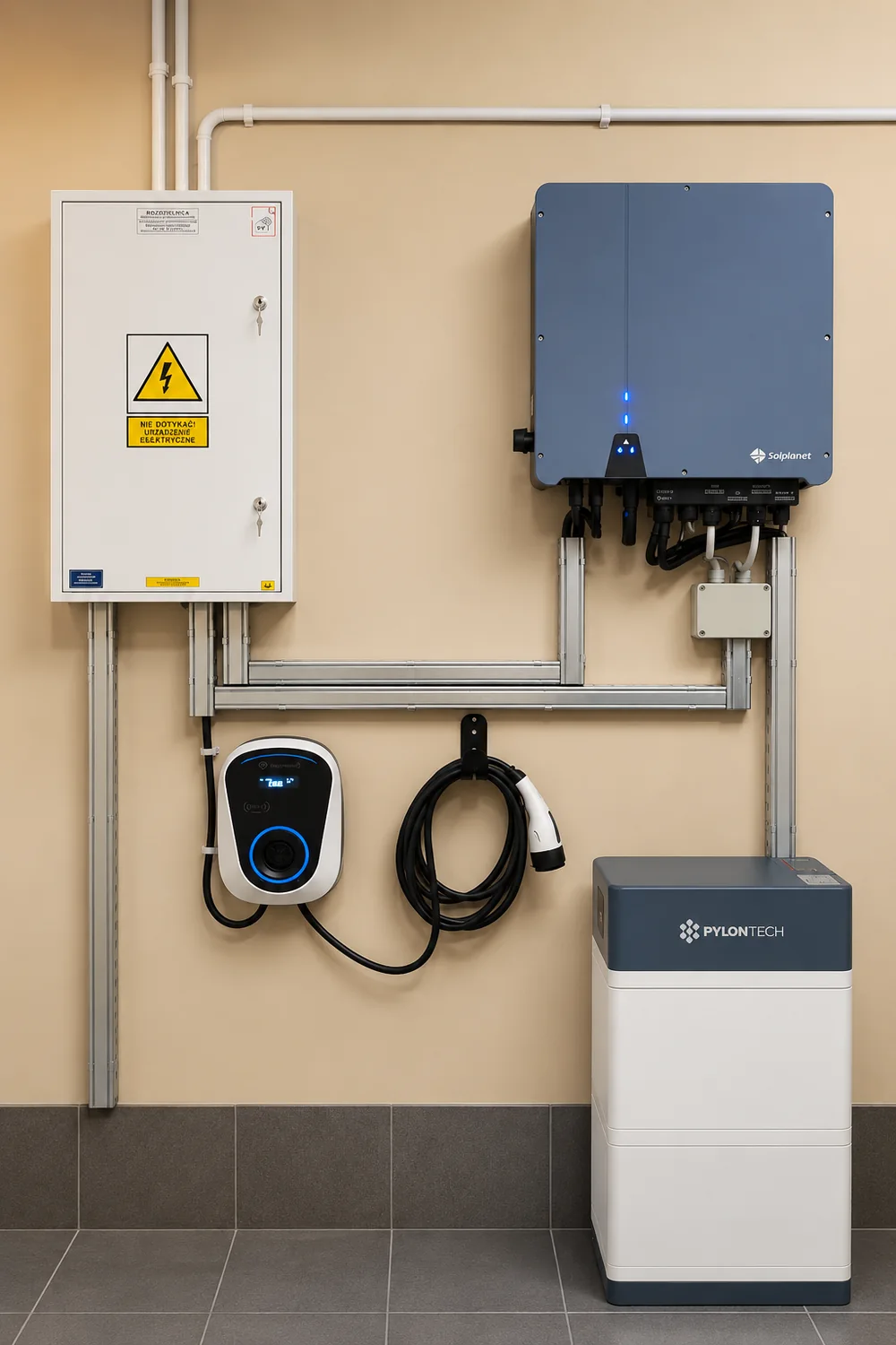 Solplanet SOL EVPOWER, instalacja z magazynem energii
